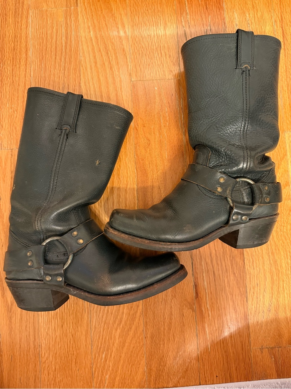 Frye Harness 12R Teal Square Toe Boot - Picture 6 of 10